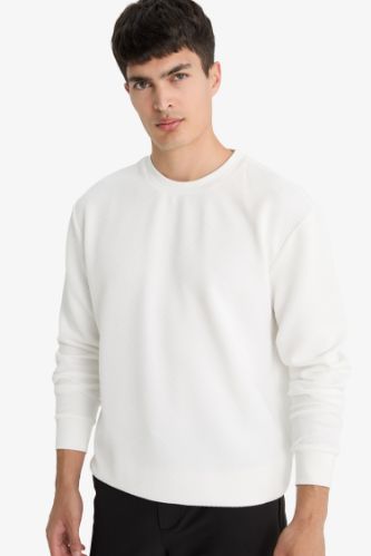 Sweatshirt col rond Coupe régulière