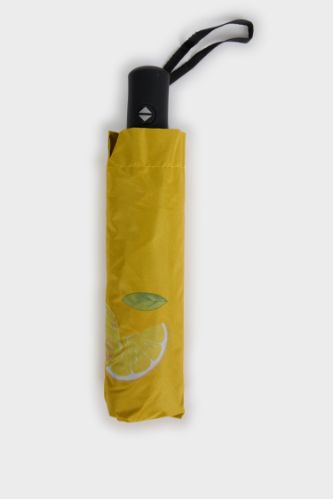 Woman Lemon Printed Umbrella