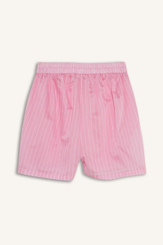 Afra x DeFacto High Waist Striped Shorts