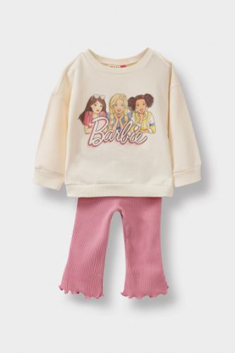 Baby Girl Barbie Sweatshirt Leggings 2 Piece Set