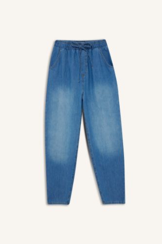 High Waist Ankle Length Washed Soft Jeans