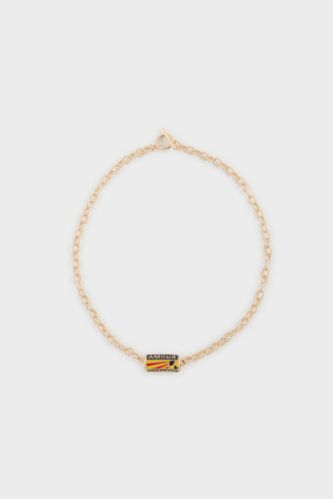 Kadın Amour Charmlı Gold Kolye