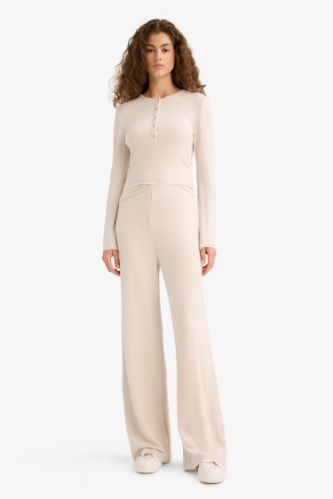 Pantalon à jambes larges