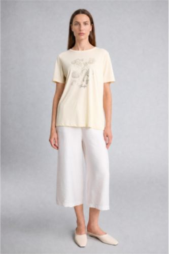 Women Stone Straight Fit Trousers