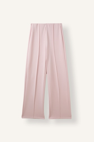 Women Light Pink Straight Fit modal Trousers