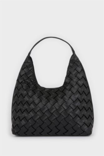 Kadın Siyah Kadın Suni Deri Omuz Çantası