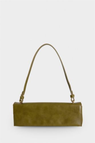 Kadın Açık Yeşil Kadın Suni Deri Baget Çanta