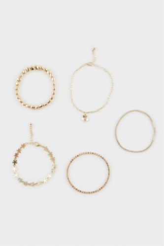 Woman 3 Piece Gold Bracelet