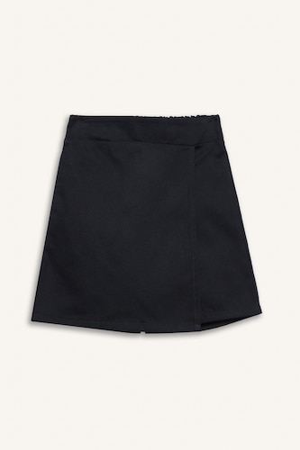 Girl Elastic Waist Gabardine Skorts