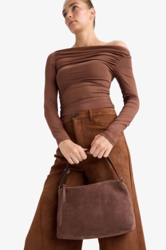 Kadın Süet Çapraz Çanta