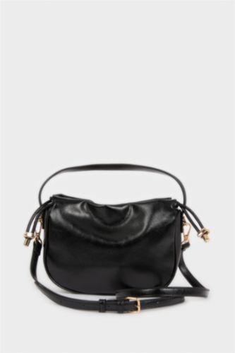 Kadın Siyah Kadın Suni Deri Çapraz Çanta