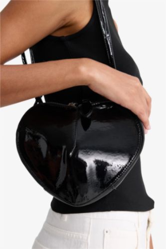 Kadın Siyah Kadın Suni Deri Çapraz Çanta