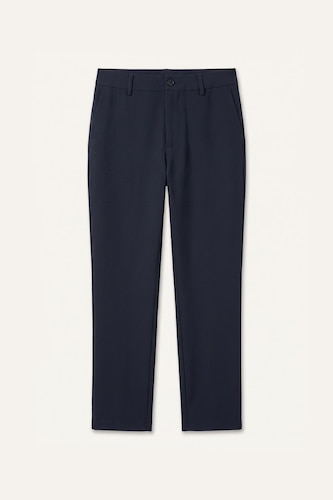 Fitted Ankle-Length Trousers