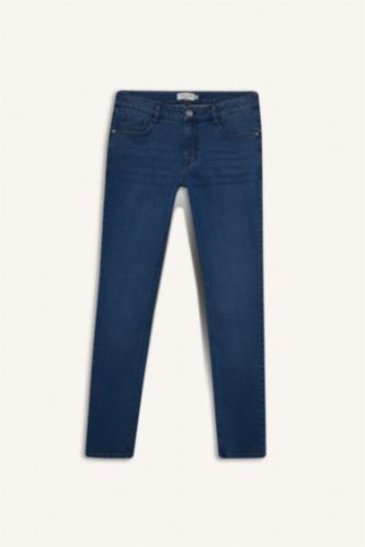 Carlo Skinny Fit Super Skinny Hem Denim Trousers