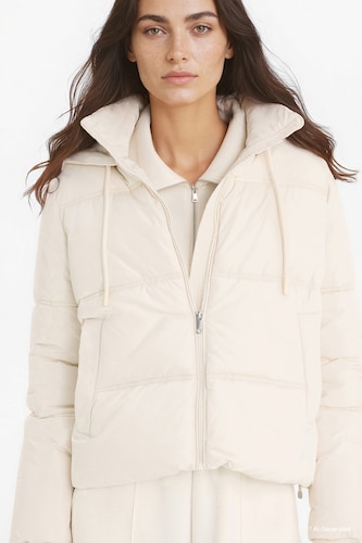 Woman Sand Puffer Jacket