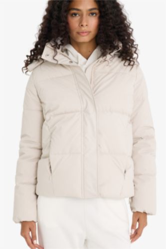 Regular Fit Hooded Puffer Jacket