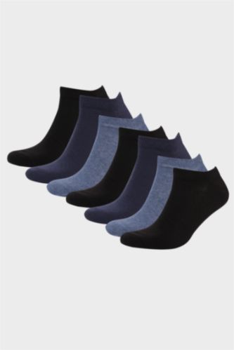 Erkek 7'li Pamuklu Patik Çorap