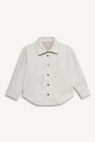 Girl Long Sleeve Buttons Shirt