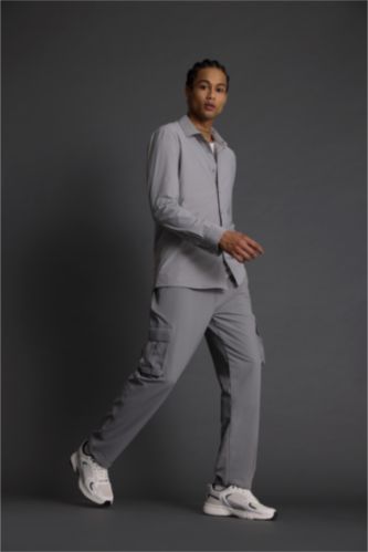 Спортивные джоггеры в стиле карго с карманами Стандартного кроя DeFactoFit