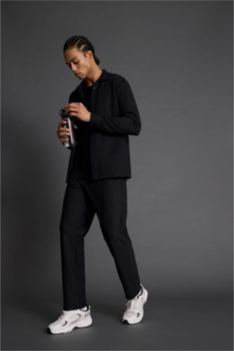 DeFactoFit Standard Fit Woven Sports Trousers