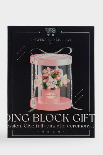 Çiçek Desenli Blok Set