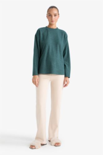 Flare Fit Geniş Paça Termal Tayt