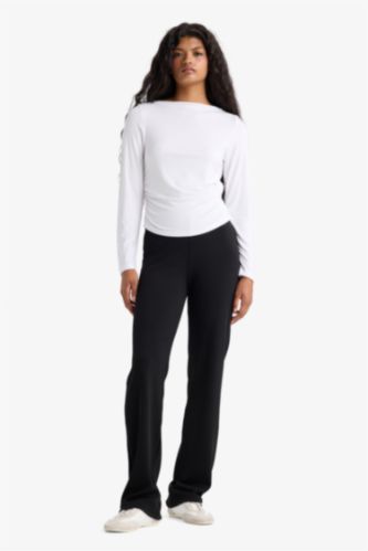 Flare Fit Geniş Paça Termal Tayt