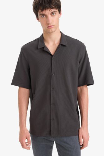 Relax Fit Open Collar Summer Shirt