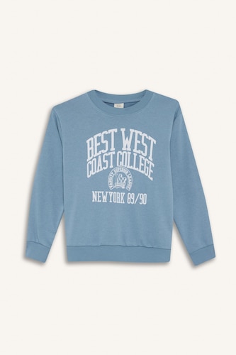 Boy Regular Fit Crew Neck Sweatshirt
