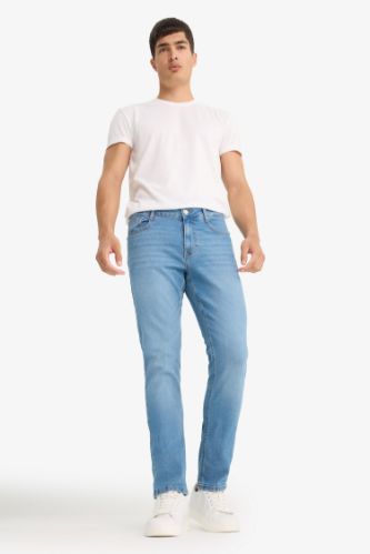 Carlo Skinny Fit Ekstra Dar Kalıp Normal Bel Ekstra Dar Paça Jean Pantolon