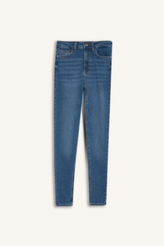 Skinny Fit High Waist Ankle Length Jeans