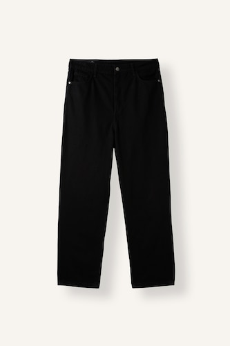 Erkek Siyah %100 Pamuk Baggy Fıt Pantolon