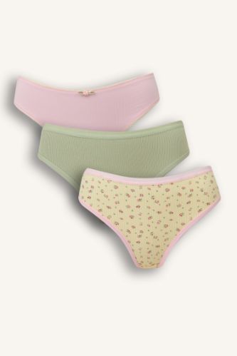Lot de 3 Culottes slips côtelés de Fall in Love