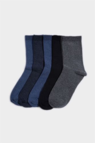 Kadın Mavi Kadın 5'li Uzun Çorap