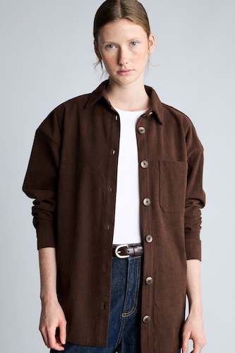 Loose Fit Corduroy Shirt