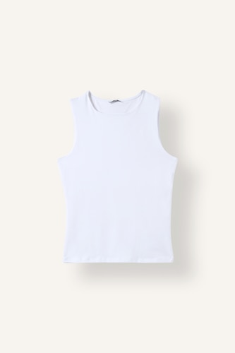 Regular Fit Basic Crew Neck Tank Top