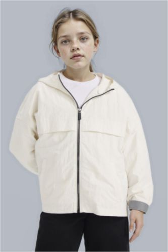 Қыздар Және Жасөспірімдер экру Қыздарға арналған капюшоны және тор астары бар жаңбырлатқыш