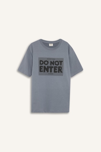 Boy Crew Neck Short Sleeve Printed T-Shirt