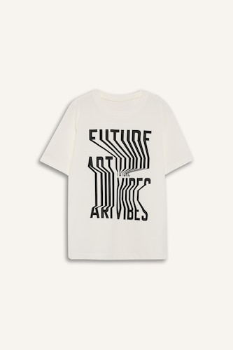 Boy Crew Neck Short Sleeve Printed T-Shirt