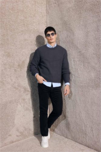 Pantalon en velours côtelé Coupe régulière