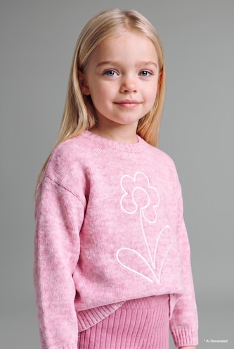 Baby Girl Light Pink Baby Girl Floral Pullover Leggings 2 Piece Set