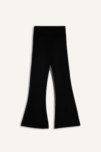 Girl Elastic Waist Flare Fit Trousers