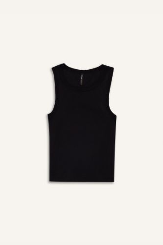 Slim Fit Camisole Halter Collar Tank Top