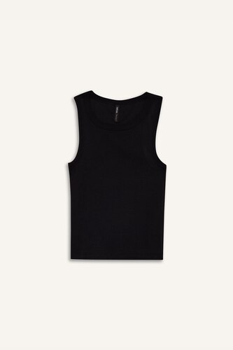 Slim Fit Camisole Halter Collar Tank Top