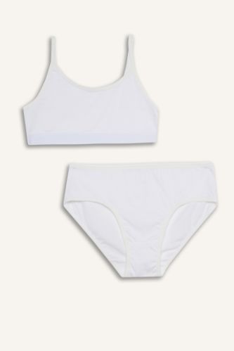 Kız Çocuk 2'li Takım Bra Slip Külot