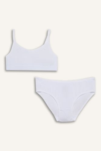Kız Çocuk 2'li Takım Bra Slip Külot