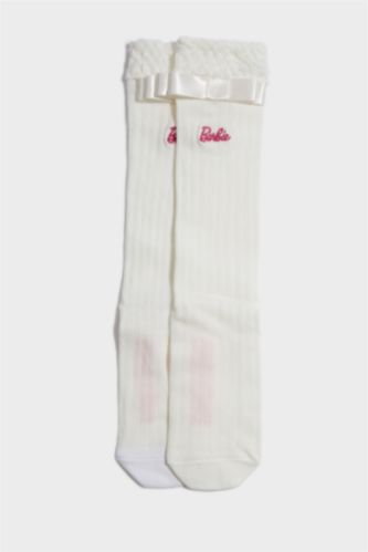 Barbie Pamuklu Diz Altı Okul Çorabı Kız Çocuk