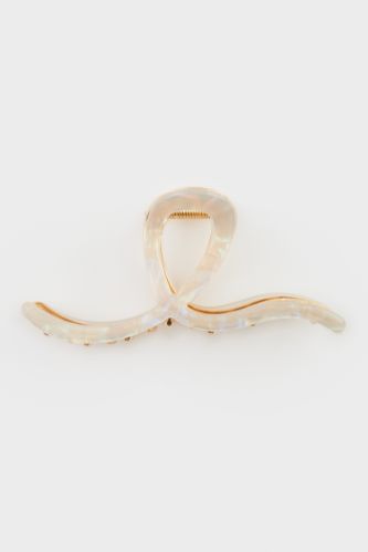 Kadın Sedef Desenli Gold Mandal Toka