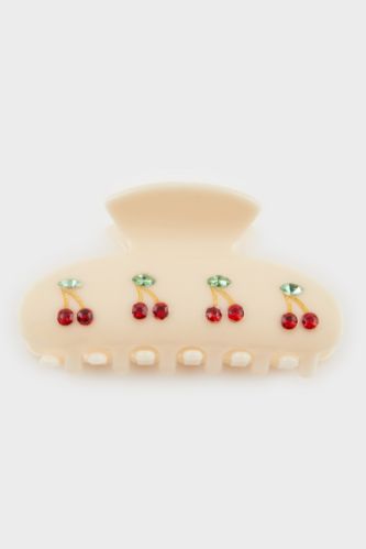 Pince à cheveux avec cerise pour femme