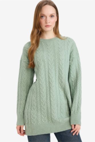 WOMAN Mint Relax Fit Knitwear Tunic